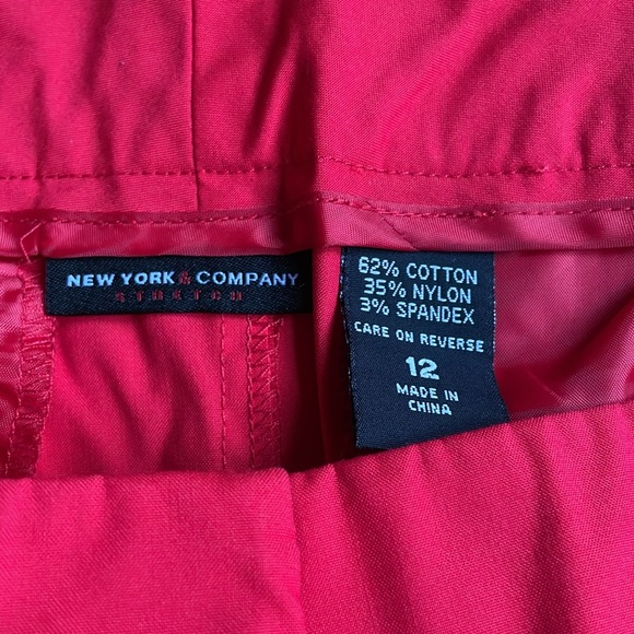 Red summer mini skirt, New York & Company - Picture 2 of 5